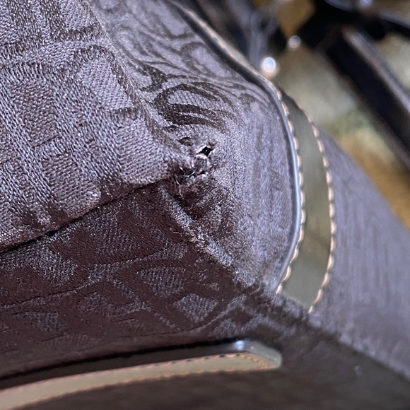 Giani Bernini I Jacquard Fabric Logo Shoulder Bag - Picture 16 of 16